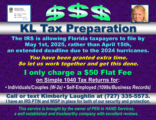 5) Tax Preparation and Filing Services - Website Link